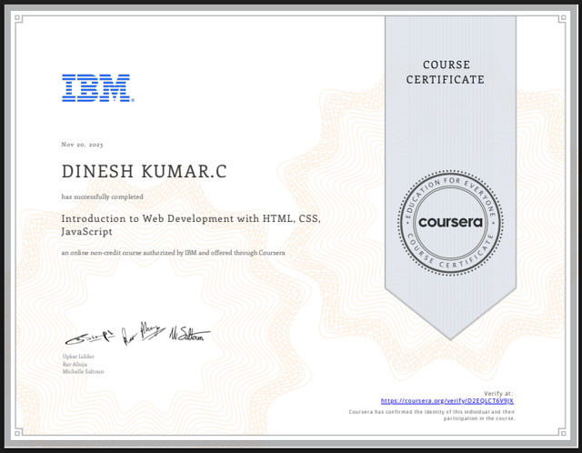 Indroduction to Web Development